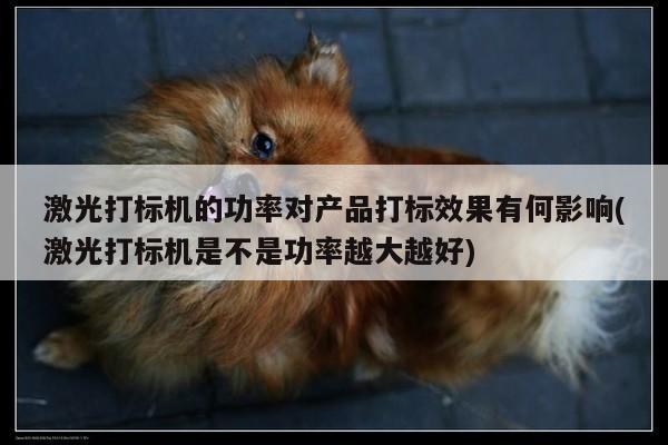 爱游戏(ayx)官方网站-激光打标机的功率对产品打标效果有何