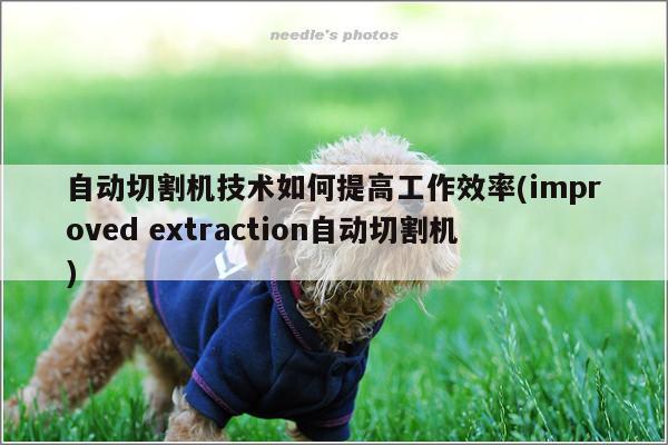 自动切割机技术如何提高工作效率(improved extraction自动切割机