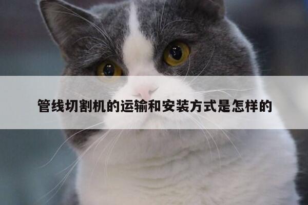 ayx爱游戏-管线切割机的运输和安装方式是怎样的