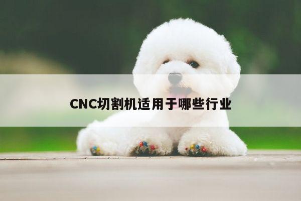 爱游戏平台：CNC切割机适用于哪些行业