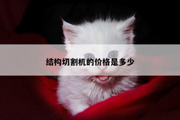 结构切割机的价格是多少：爱游戏app