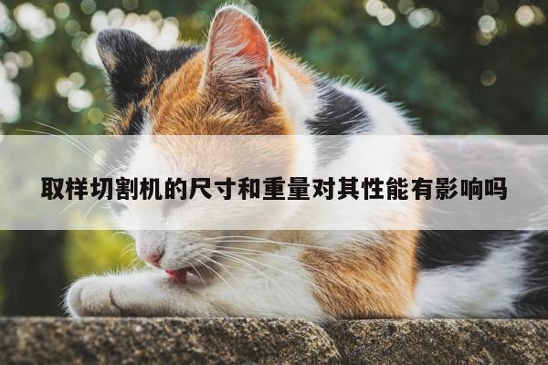 爱游戏app_取样切割机的尺寸和重量对其性能有影响吗