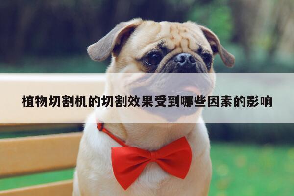植物切割机的切割效果受到哪些因素的影响_爱游戏平台