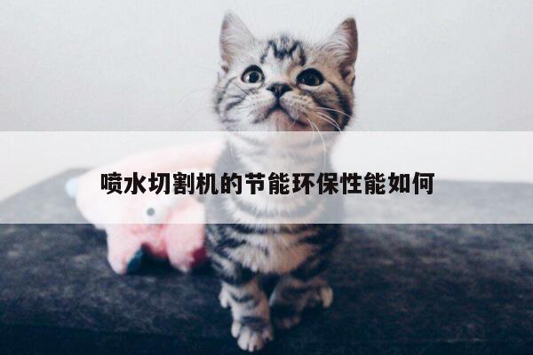 爱游戏平台|喷水切割机的节能环保性能如何