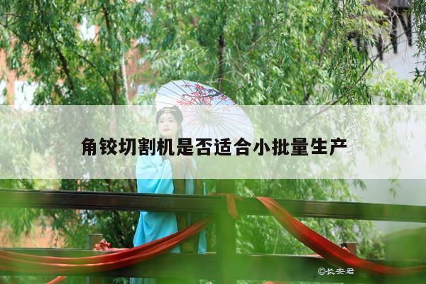 角铰切割机是否适合小批量生产|ayx爱游戏