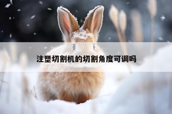 【爱游戏(ayx)官方网站】注塑切割机的切割角度可调吗